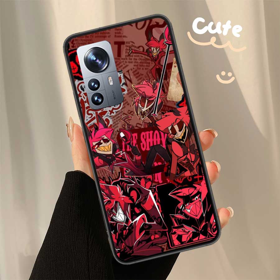 Anime H-Hazbin-H-Hotel Phone Case For Xiaomi 14 F7 Ultra Mi 15 Poco M6 M5S F6 F5 F3 X7 X6 X5 X3 11T 10T Pro 11 Lite Cover Coque