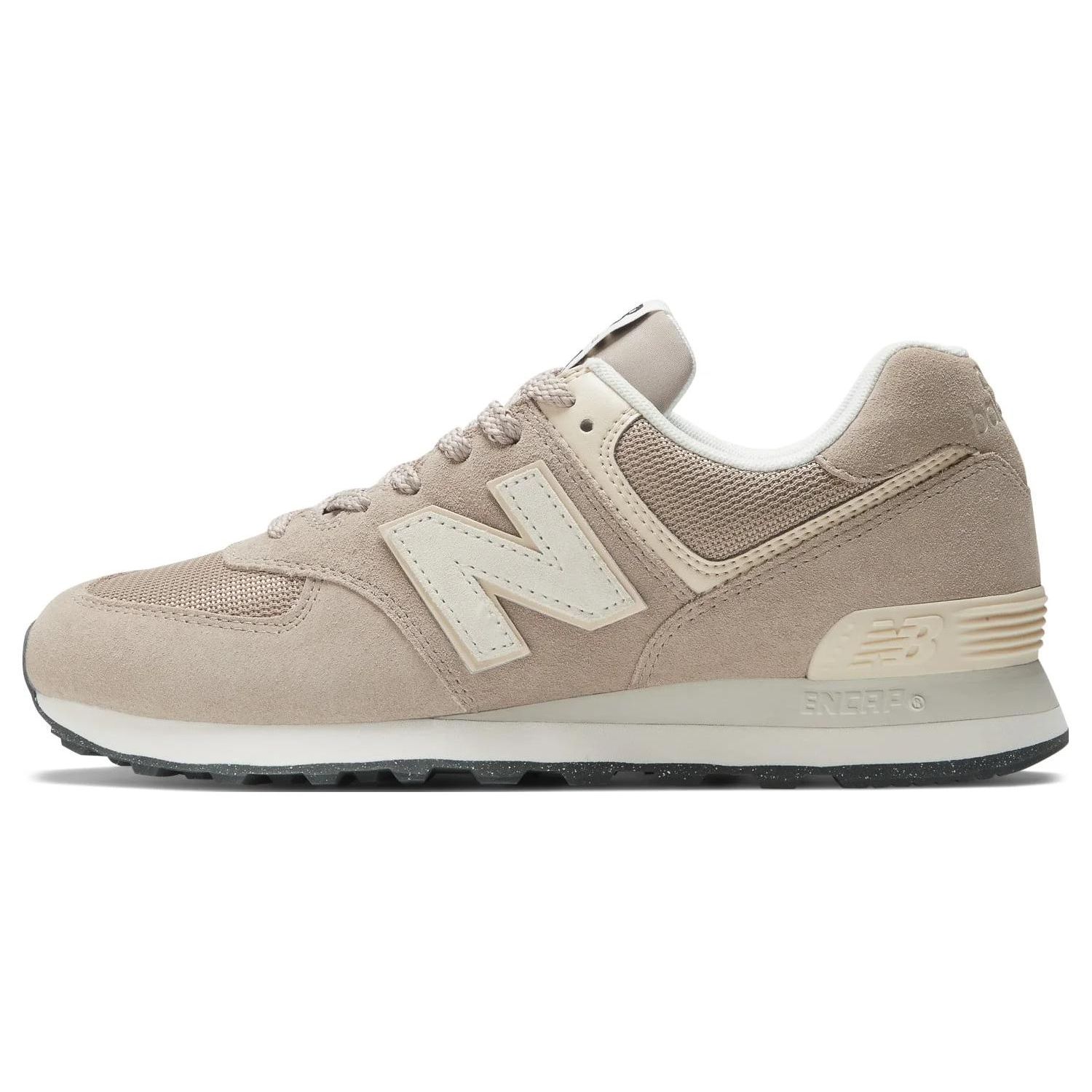 New Balance 574 Beige Unisex Sneakers Tan Off-White U574WO2 39.5