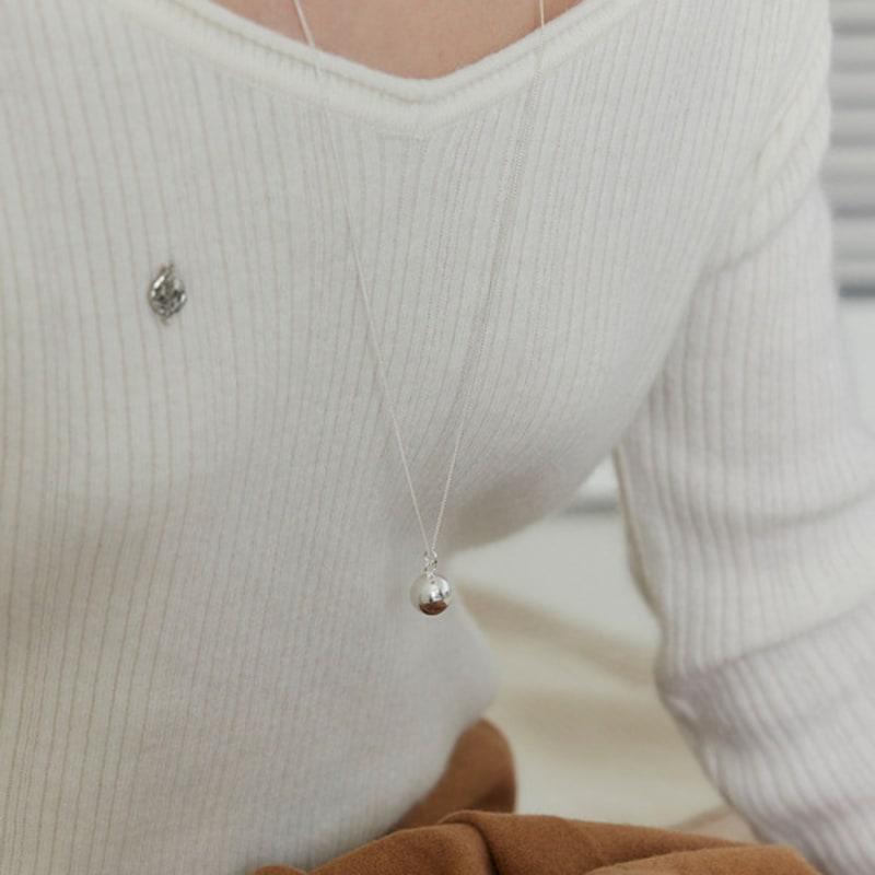 

murmur [925silver]Bell drop necklace gold