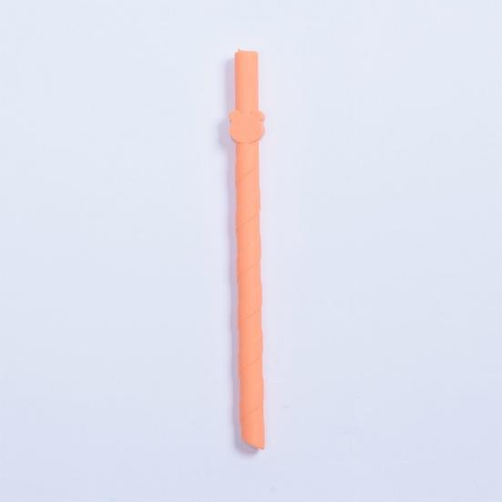 10Pcs Colorful Silicone Straws Reusable Easy To Clean BPA-free Food Grade Dishwasher Safe Straight Straws