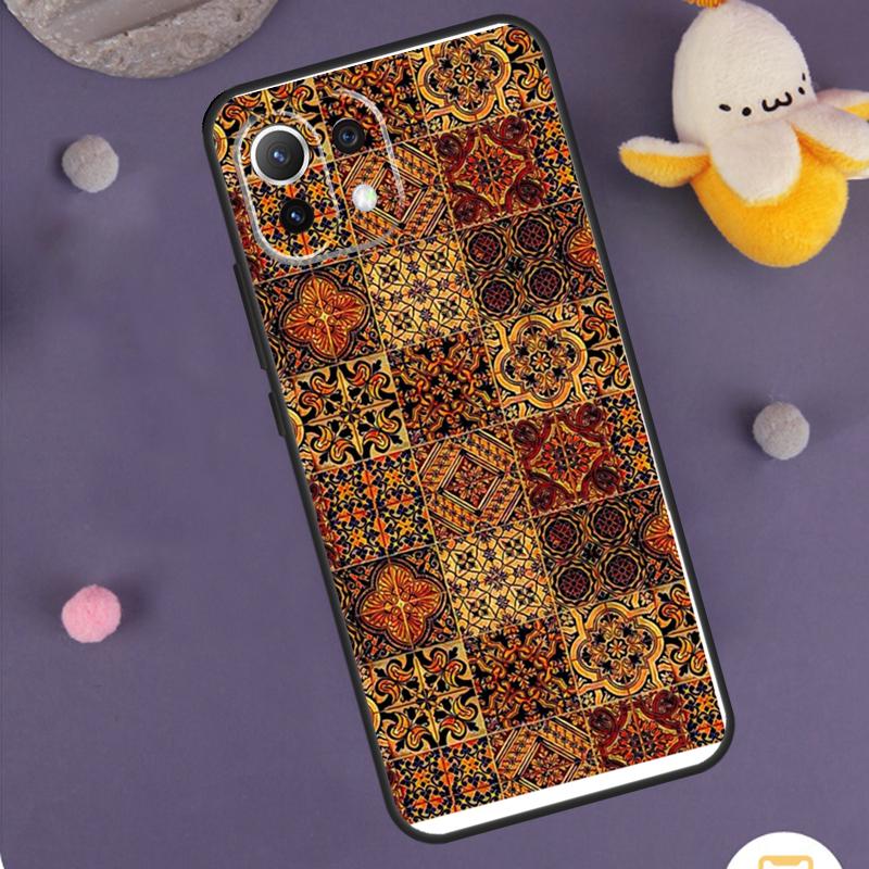 Moroccan Tile Case For Xiaomi 15T 13T 14T Pro 14 15 Ultra 17 Pro Max POCO X7 X6 X5 F5 F6 F7 F8 Pro Cover