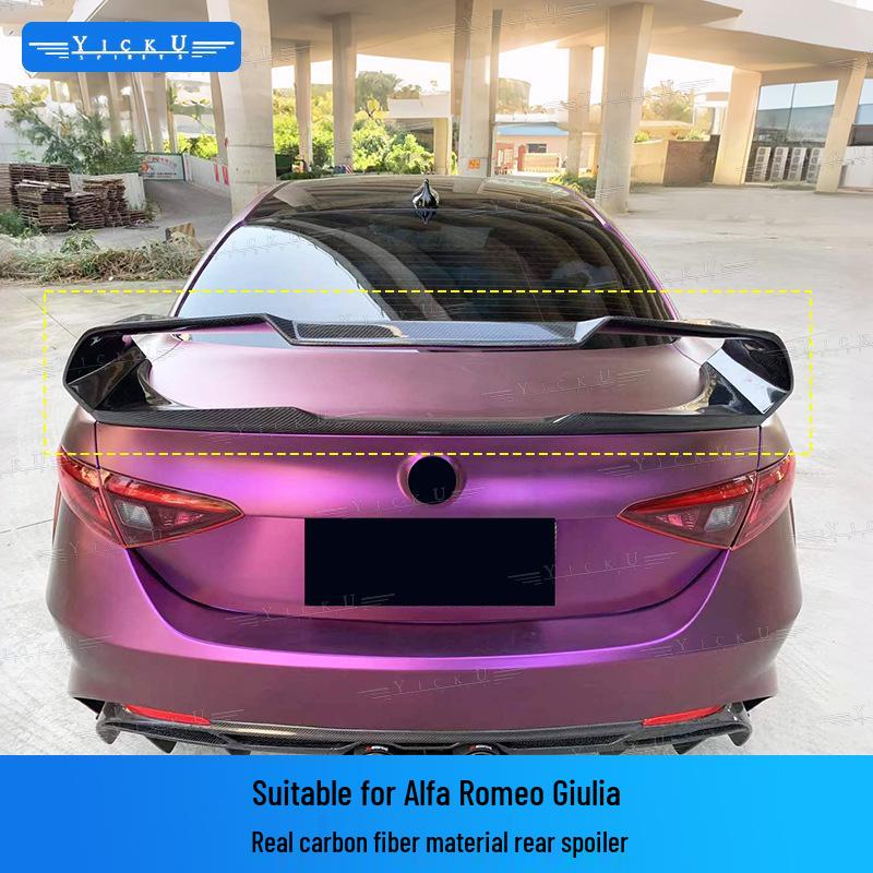 Carbon Fiber Body Kit for Alfa Romeo Giulia GTAM: Front & Rear Bumpers, Fender Flares, Hood, Rear Spoiler, Side Skirts