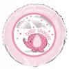 Balon Foliowy Baby Shower Dziewczynka Różowy 45Cm