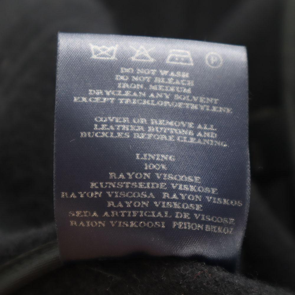 BURBERRY Made in England 100% wool Duffel coat black Women Used