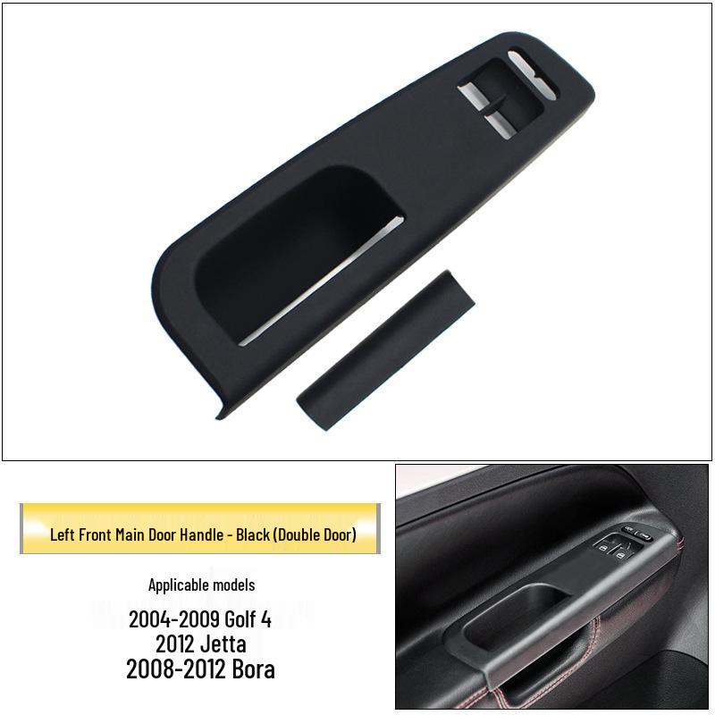 Kompatybilna wewnętrzna klamka i ramka przełącznika podłokietnika do 4-drzwiowego Volkswagena Golfa, Jetty, Bory