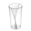 Disposable S-Shape Dual Drink Cup