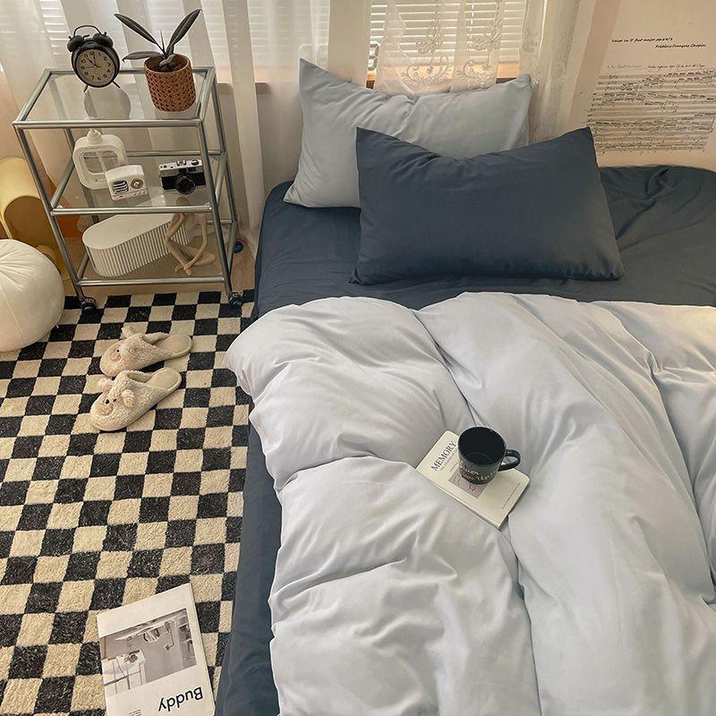 Duvet Cover Nordic Modern Fashion Washable Household Bedroom Dormitory Students Queen Bedding Skin-friendly Comfortable Textile