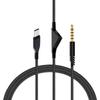 Universal Type C Sound Cable with Inline Volumes Control 1.5m Length 3.5mm To Type C Headphone Cable for A10/A40 Use
