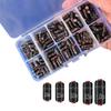100 Pcs Fishing Weight Sinkers Down Corner Design Lightweight Good Concealment Unique with Plastic Box Reduce Fish Alertness