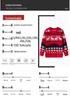 Red Reindeer Jacquard Knit Christmas Sweater for Couples - Autumn/Winter Casual Round Neck