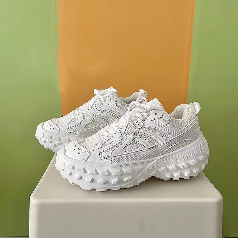 Luxury Brand Designer Dad's Shoes Couple Tire Platform Heightened Tank Shoes Breathable Casual Women's Large Size Sneakers