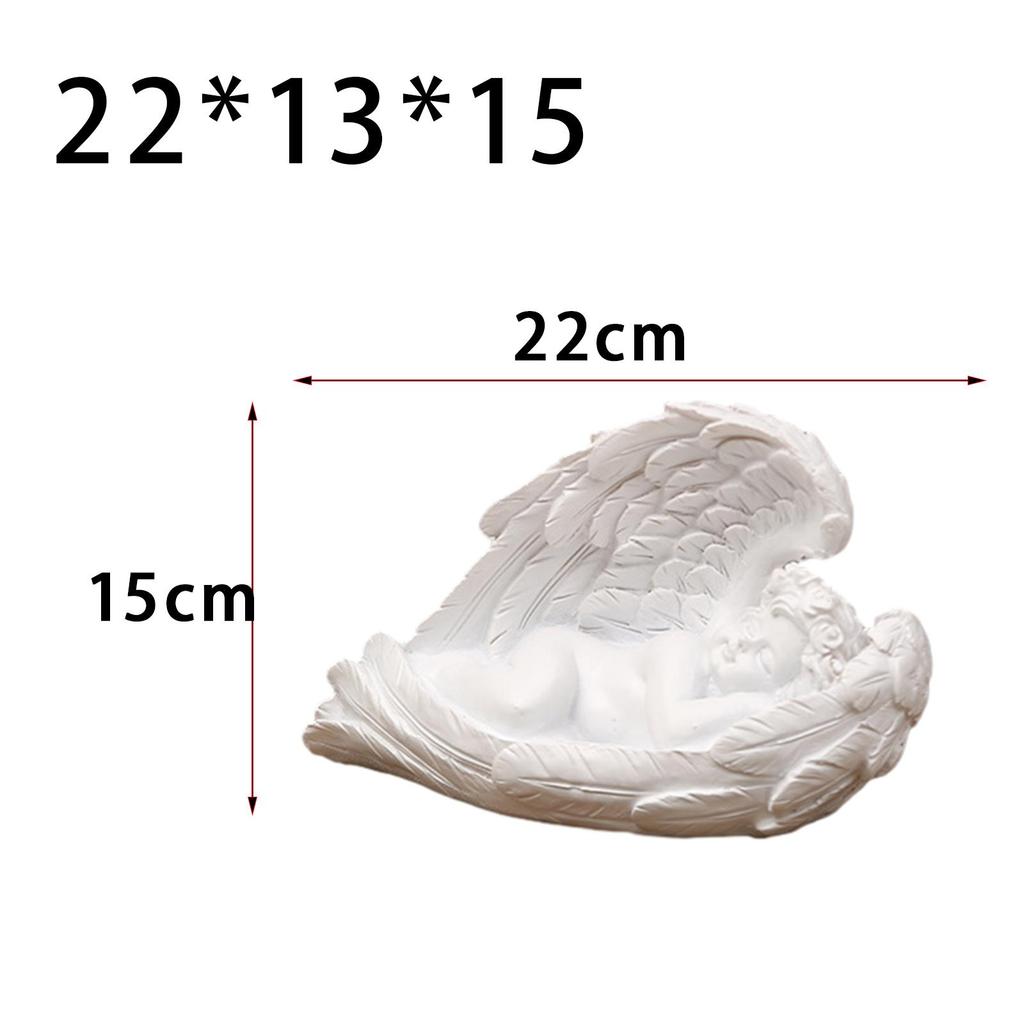 Angel Statue Praying Angel Figurine Resin Angel Figurine Angel Resin Figurine Ornament for Indoor Outdoor Bookcase Home Porch