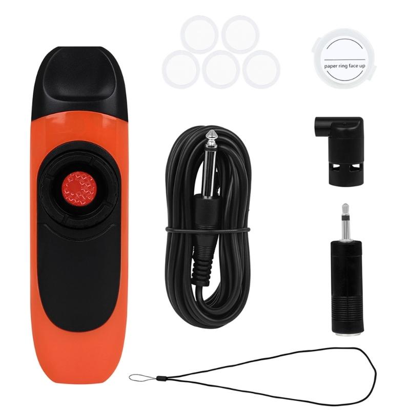 

Mini Kazoos with Adjustable Tone Musical Instrument Electric Kazoo with 5 Flute Diaphragms for Guitar, Piano, Keyboard