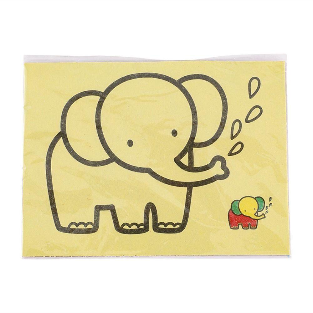 Brush Art Painting Sand Painting Set Paper Picture Drawing Coloring Toys  Children/Kids/Toddlers