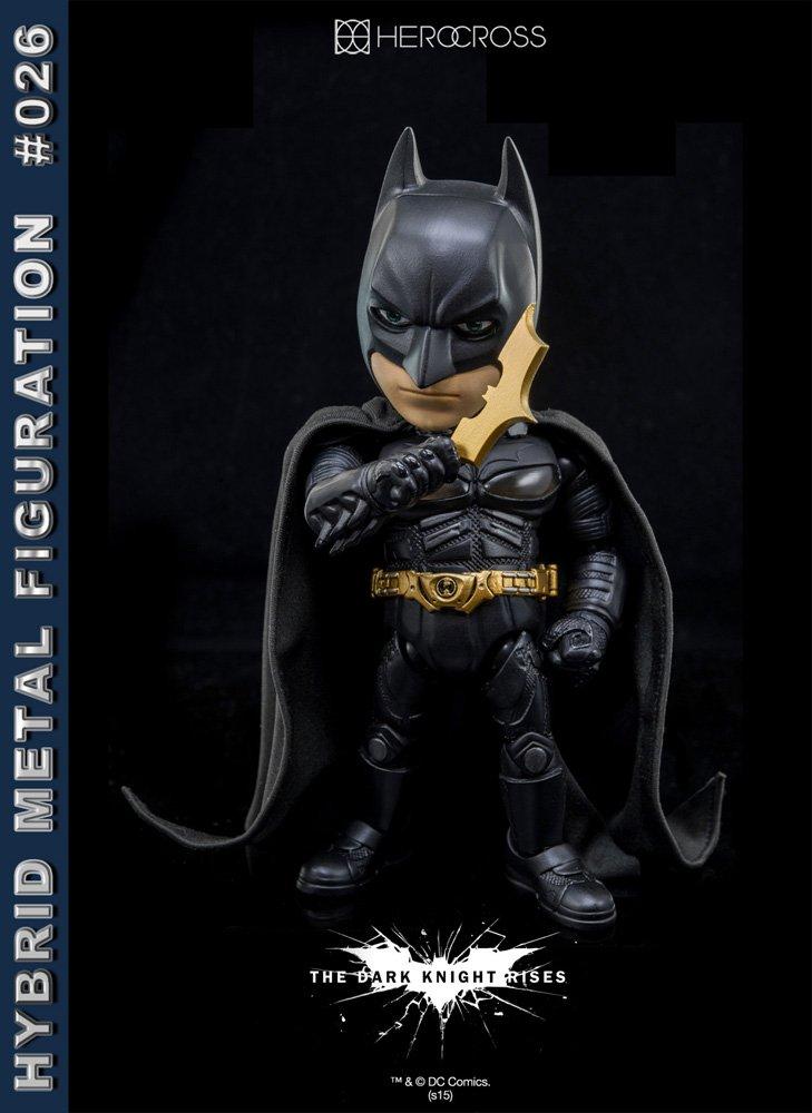 [Hybrid Metal Figuration] #026 "The Dark Knight Rises" Batman, Approximately 14cm Tall, Pre-painted, Movable Alloy Figure