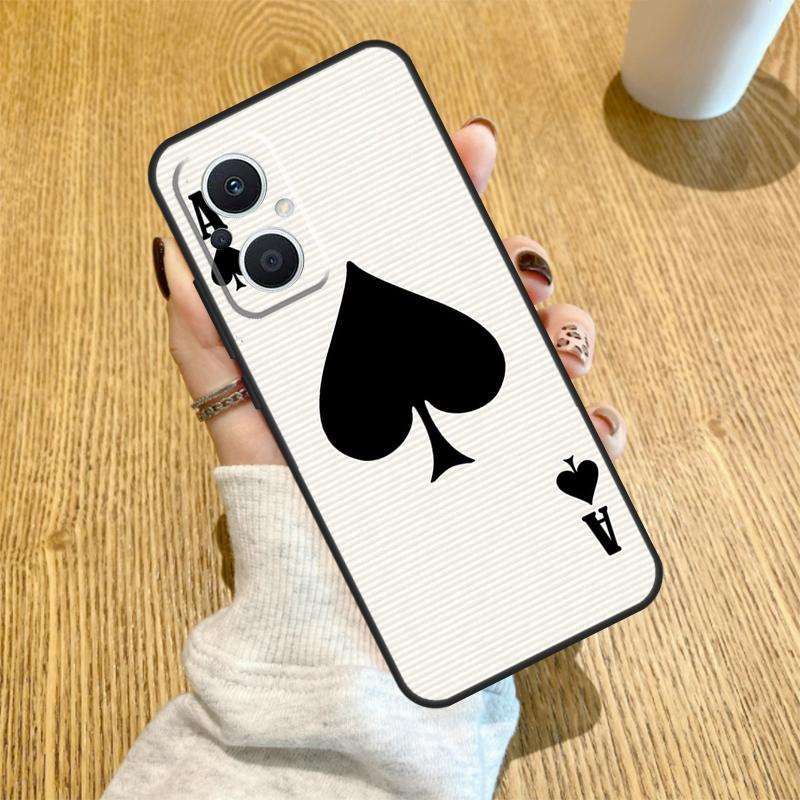 

Ace of Spades Funda For OPPO Reno 14 F 10 11 12 13 Pro 13F 12F 11F 7 8 Lite OPPO Find X6 X5 X8 X9 Pro Case OPPO Reno10 Pro