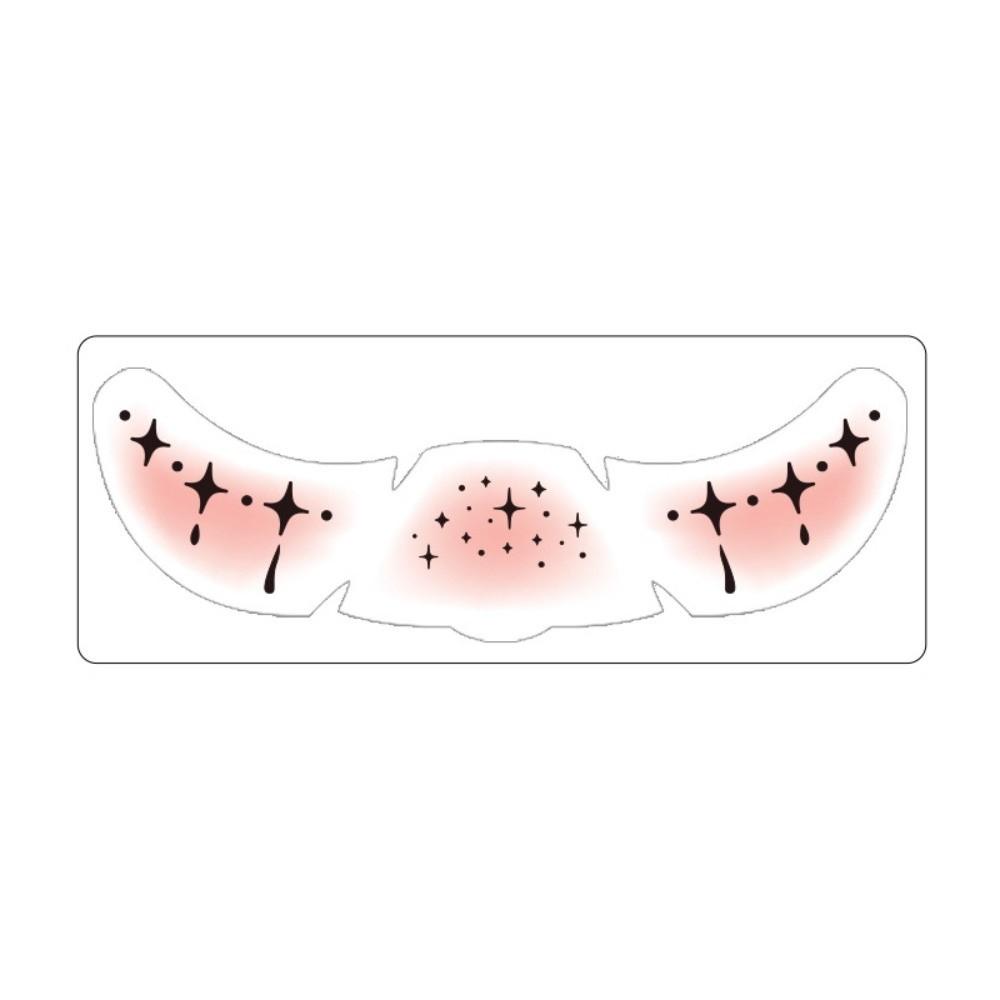 Waterproof Halloween Makeup Stickers Long Lasting Freckle Tatto Stickers  Festival Holiday Events