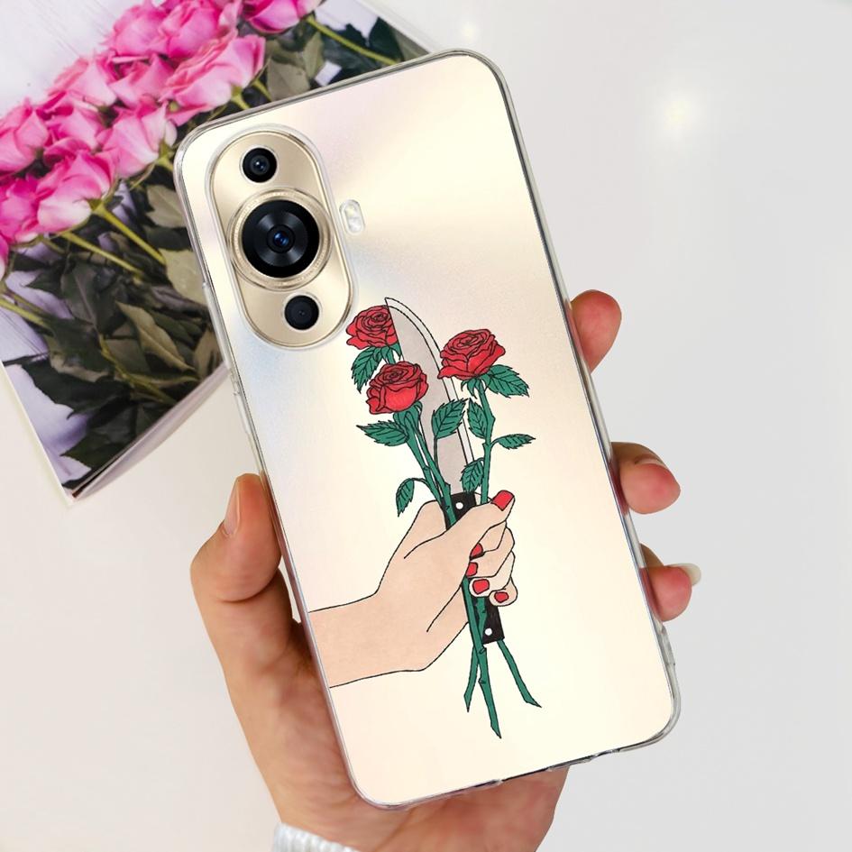 For Huawei Nova 11 Case 2023 Fashion Transparent Silicone Soft Phone Back Cover For Huawei Nova11 Ultra GOA-AL80 Nova 11Pro Capa