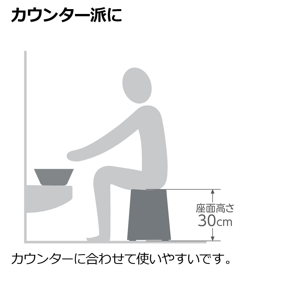 Richell Karari Bath Stool, 30H, 30cm Tall, Transparent, Stylish, Pink, Made In Japan, 110146