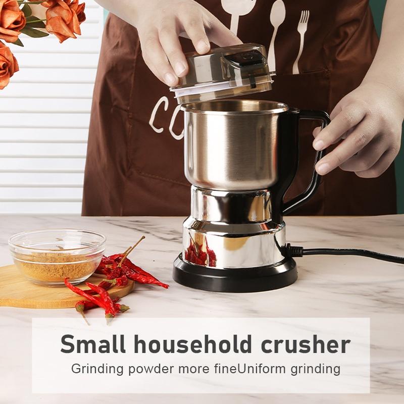 Electric Coffee Grinder with Stainless Steel Blade for Beans/Spices/Nuts, Compact & Quiet Design, Ldeal for Espresso/Drip/Cold Brew