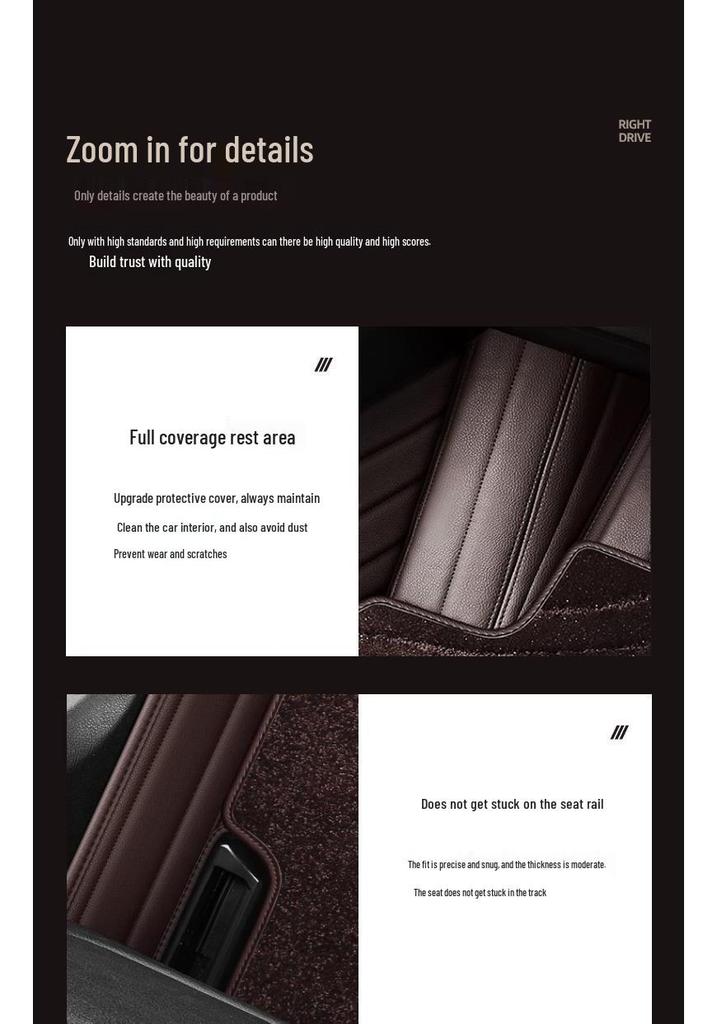 Right-Hand Drive Singapore Mini Cooper F55 Floor Mats