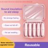 4/10Pcs Sleep Ear Plugs Noise Reduction Sound Insulation Soft Slow Rebound Earplugs Soundproof Anti-Noise Sleeping Aid Ear Care