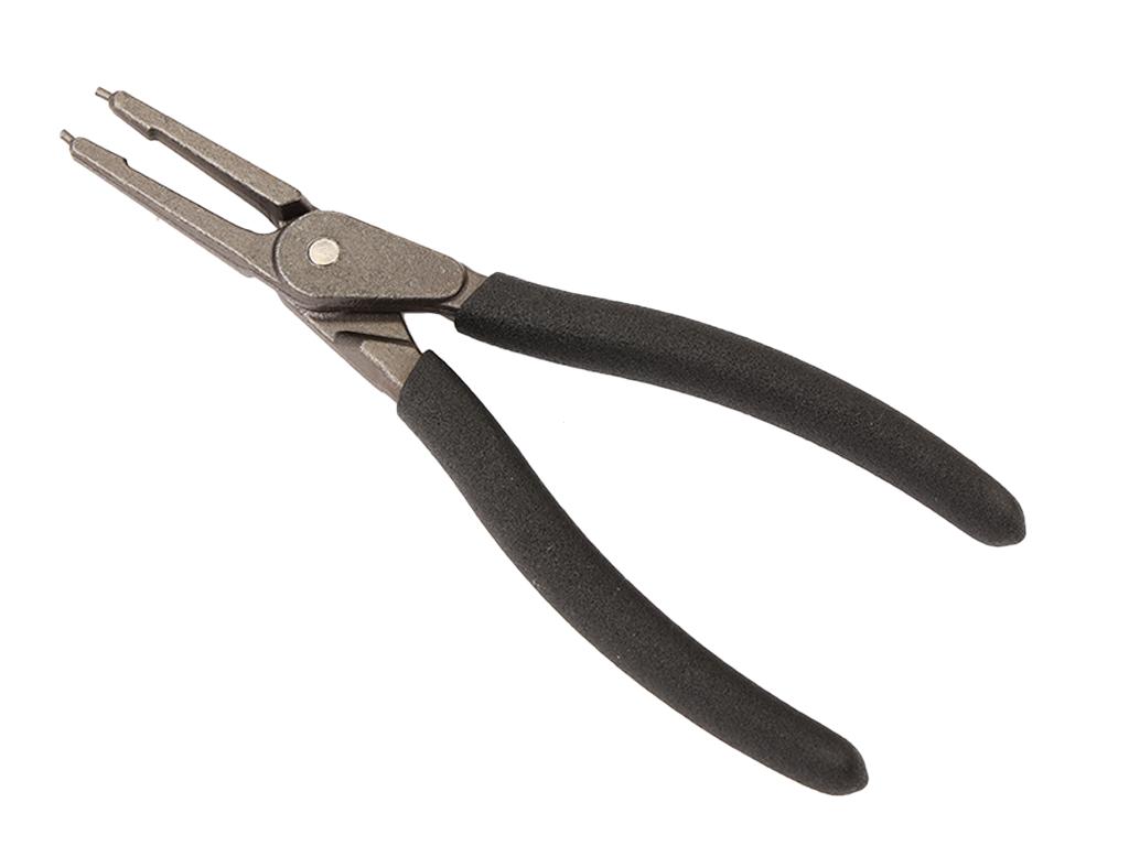 Circlip pliers, 185mm internal straight with internal spring, Waryński