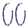 Fashion exaggerated personality enamel oil dripping bamboo large circle earrings atmospheric simplicity high sense earrings
