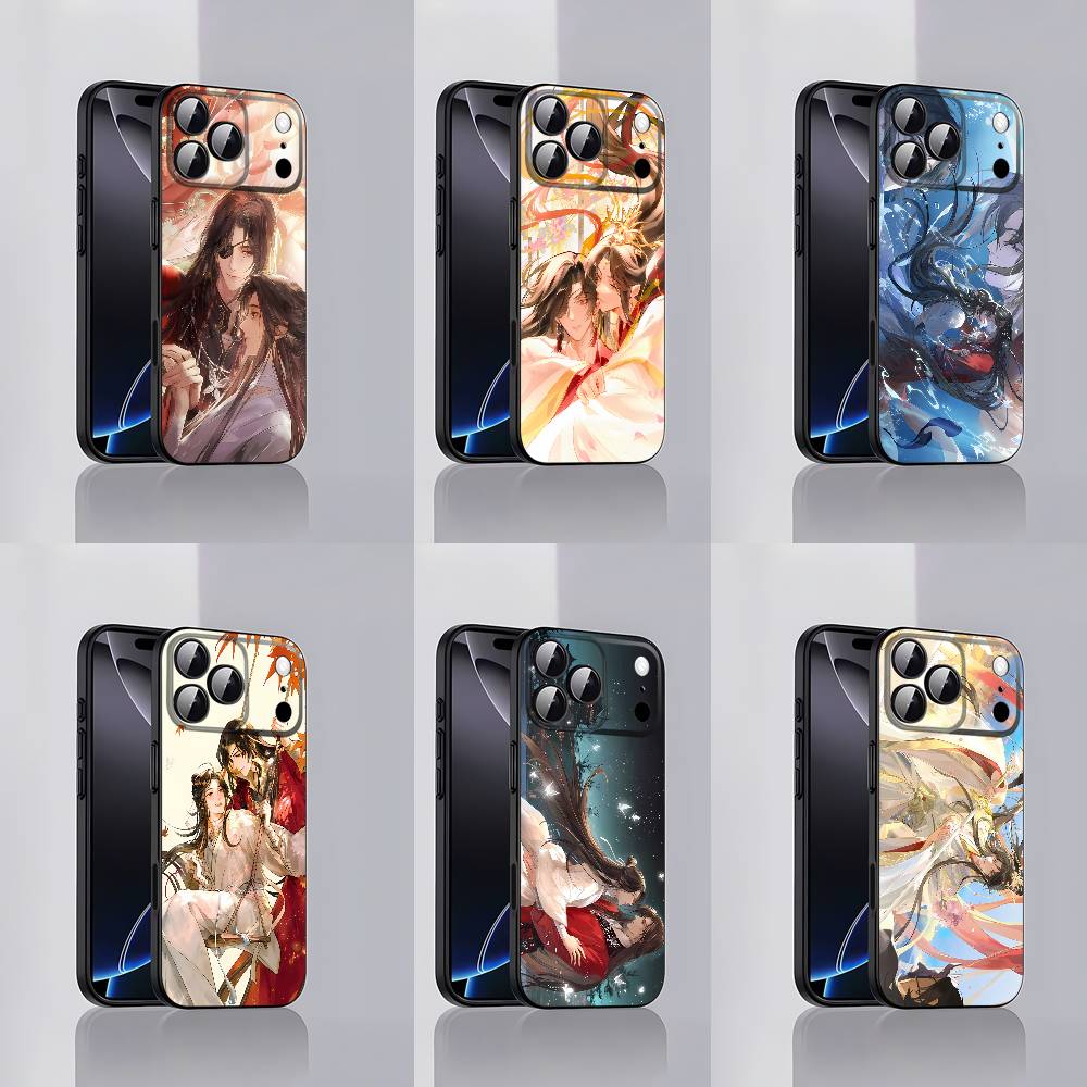 H-Heaven C-Cartoon Officials Blessing For iPhone 17,16,15,14,13,12,11,Pro,Max,Plus,E,SE4,Air,Mini Black Phone Case Cover