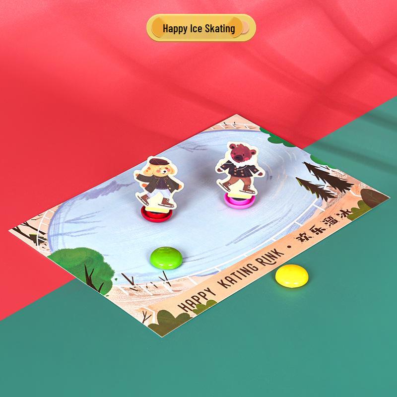 DIY Figure Skating Magnet Physics Kit - STEAM Science Experiment Materials