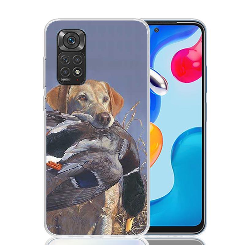 Hunter Dog Hunting Phone Case For Xiaomi Redmi Note 13 14 15 Pro Plus 12S 12 14S 11S 11E 10 10S 11 11T 5G 4G Cover Coque Redmi N