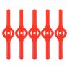 Super Affordable Plastic Lawn Mower Weed Eater Blades Accessories for Cordless Grass Trimmer A Set of 5 Pcs