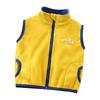 Children's Reversible Fleece Vest - Warm Double-Sided Zipper Cardigan for Toddlers and Kids