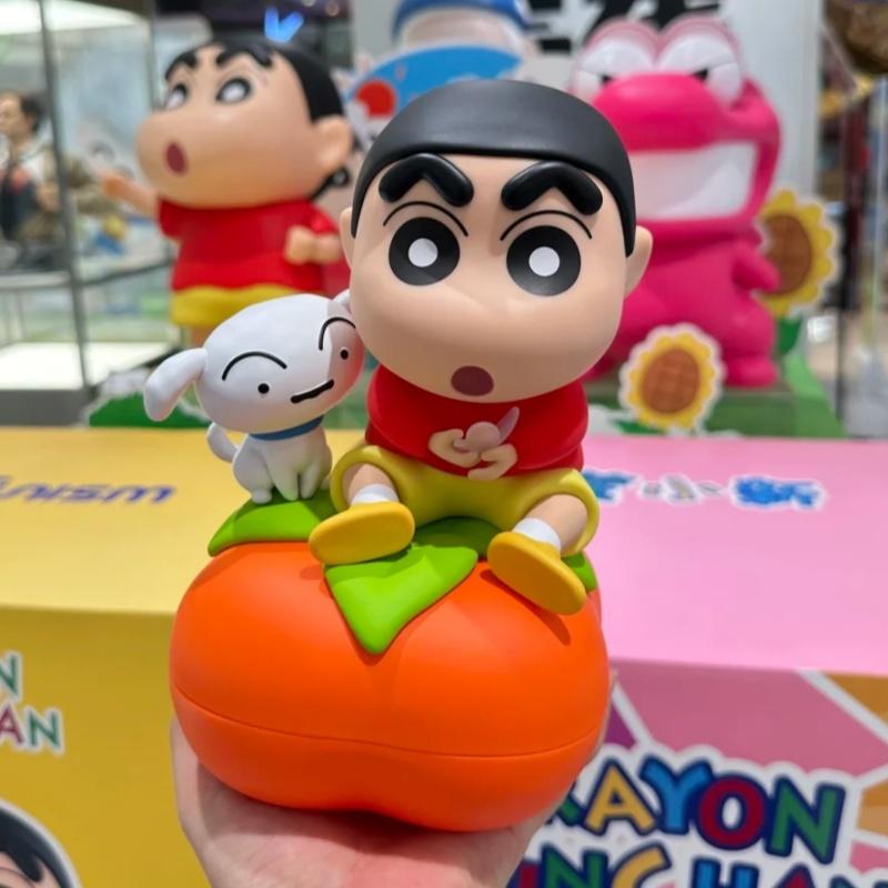 Funism Crayon Shin-Chan Actionfigur Modellpuppe Brandneu OVP Zubehör Sonnenblume Schreibtisch Schrulliges Kreatives Ornament Spielzeug Geschenk