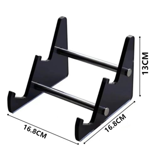 Two-Tier Keyboard Storage, Acrylic Tilt Stand, Keyboard Holder for Office Use | Keyboard Tilt Stand, Acrylic, Tablet and Photo Frame Storage, Keyboard