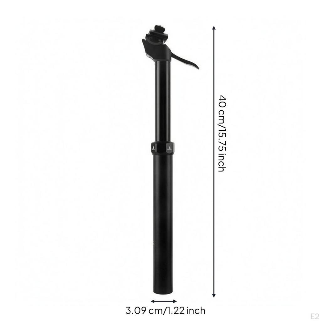 Manual Dropper Seatpost Adjustment Range Seat Post Side Lever Telescopic Tube
