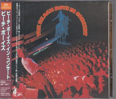 CD BEACH BOYS - In Concert TOCP65569 BROTHER 2000 Japan ObiRock Used