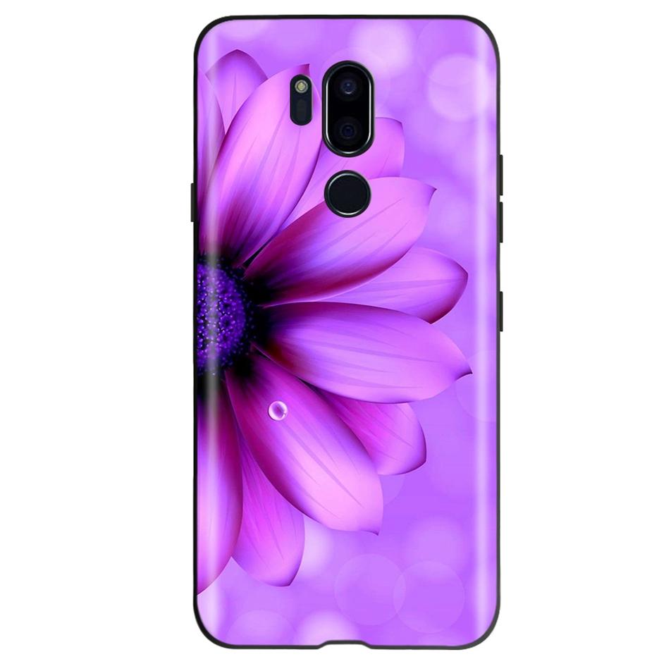 For LG G7 ThinQ Case G710 LM-G710 Cute Cat Butterfly Shockproof Soft Silicone Phone Case For LG G7 ThinQ Back Cover 6.53'' Coque