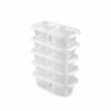 Disposable Double-Layer Seasoning Container with Lid, Salad Tomato and Dipping Box for Food Storage