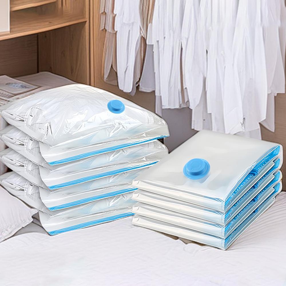 Thickened Compression Vacuum Bag for Household Clothing Quilts Air-Extracting Organizer Bag for Storage Space Saving hand pump i