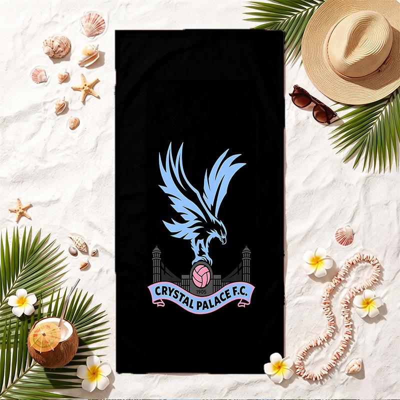 Crystal Palace FC Soft Beach Towel Stylish Beach Pool Towel for Summer Seaside Vacation Travel