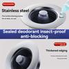 Rust-Proof Kitchen Drain Filter Stainless Steel Kitchen Sink Bounce Core Mesh Basket Filtering