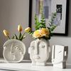 Nordic ceramic vase, dried flowers vases, living room, bedroom, interior, office, home decoration accessories ceramic vase