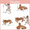 Realistic Pvc Wild Animal Model Set Featuring Forest Tiger Ideal For Children Toys