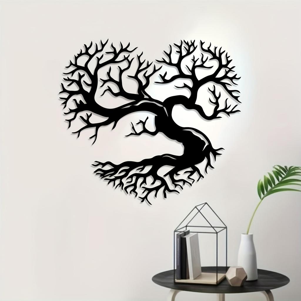 1pc Twisted Bare Tree Silhouette Wall Art Home Office Christmas Decor Nature Lover Gift