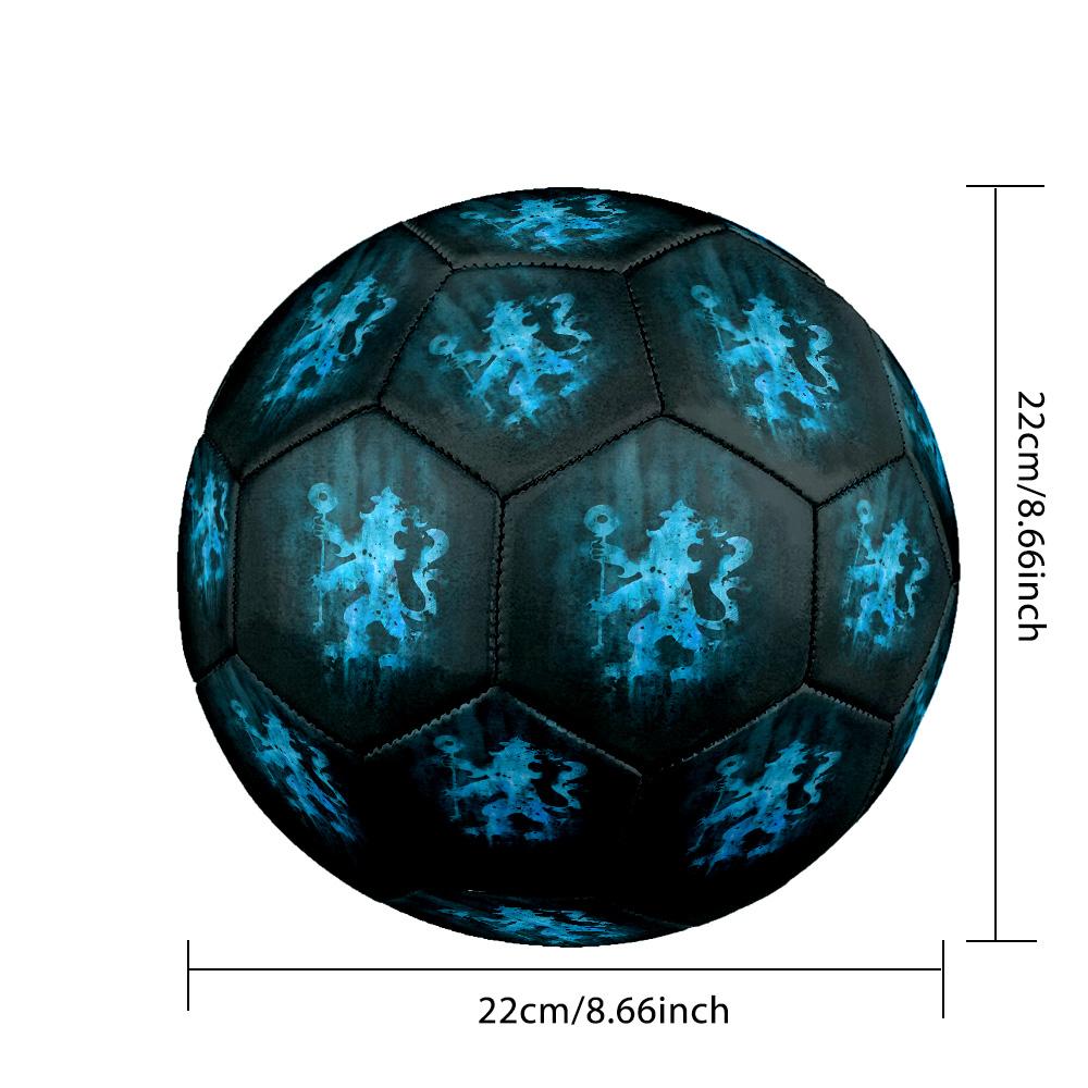 Pallone da Calcio Chelsea FC Tema Taglia 5 Match Pallone da Calcio Professionale per Esterno Morbido al Tocco Pallone da Allenamento