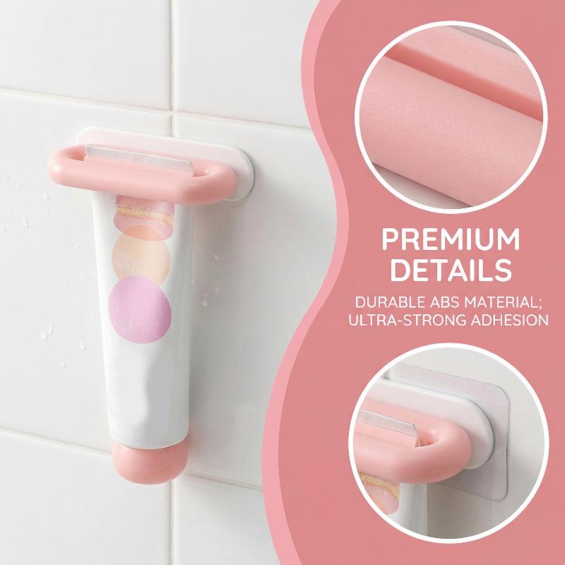 Toothpaste Tube Squeezer Manual Extruder Clamp for Lotion Facial Cleanser Tubes Reusable Plastic Dispenser for Daily Use