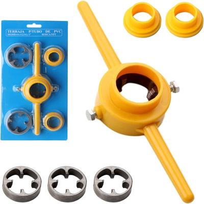 6-teiliges Kunststoff-Rohrgewinde-Set, PVC-Rohr-Einfädler, Sanitär-Werkzeug NEU
