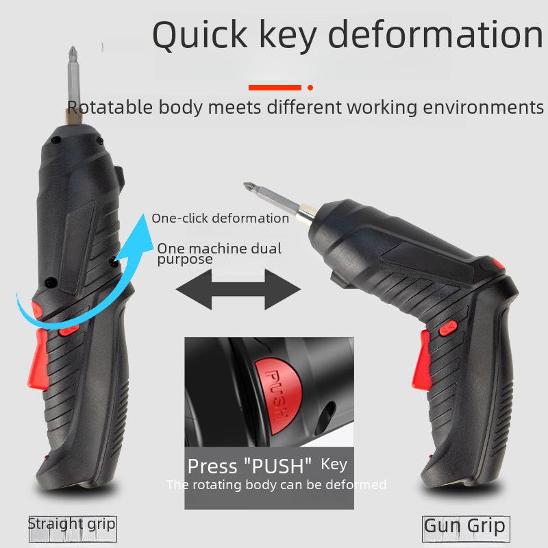 Rechargeable Mini Electric Screwdriver & Hand Drill Set