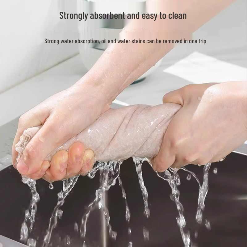 Tjock Luffa Svamp: Oljeavtorkande, Luddfritt, Absorberande Köksdiskduk